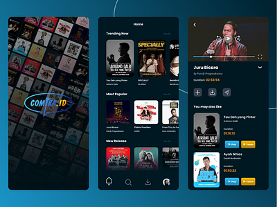 Streaming App UI Design