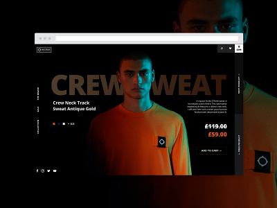 Mastrum Crew Sweat (Concept) brand design ecommerce mastrum sketch uiux