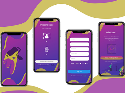 PaintApp adobexd app design design illustration images logo ui design uidesign uiux vector xd