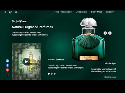 Perfume design images png ui ui design uidesign web