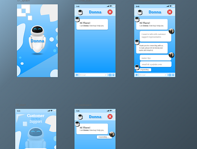 Donna app design bot chatbot design design art donna logo ui ui design uidesign uiux ux