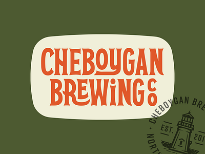 Cheboygan Brewing Co. beer brand brand design branding craft beer design illustration industrial lighthouse logo system retro typogaphy vintage
