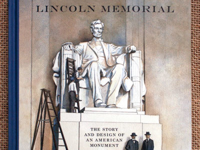 Lincoln Memorial abraham lincoln architecture book history illustration lincoln memorial monument president watercolor