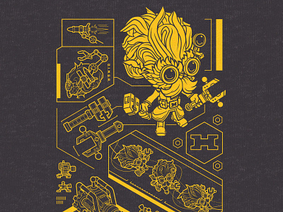 Heimerdinger Schematic Tee