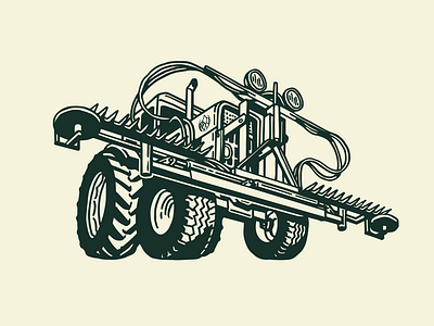 Bale Breaker Redesign Illustrations beer brewery brewing design farm graphic design hops illustration merchandise packaging tractor