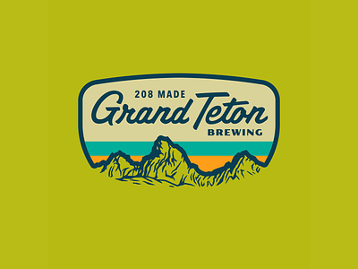 Grand Teton Brewing by Chad Gowey for Blindtiger Design on Dribbble