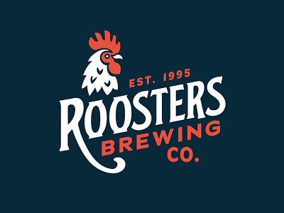 Roosters Brewing Co. beer branding country craft beer design farm illustration redesign rooster typography utah western