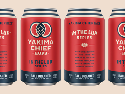 In The Lup Series beer brewing can craft beer design graphic design hops minimal packaging series vintage