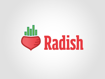 Radish Logo logo radish vegetable