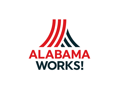 AlabamaWorks! Logo alabama branding logo