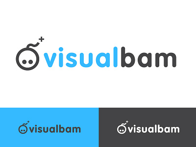 Personal Logo bam blue bomb branding design freelance identity logo marketing personal portfolio visual