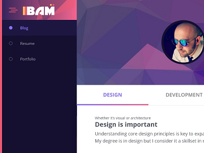 visualbam portfolio blog design portfolio redesign ui ux web website