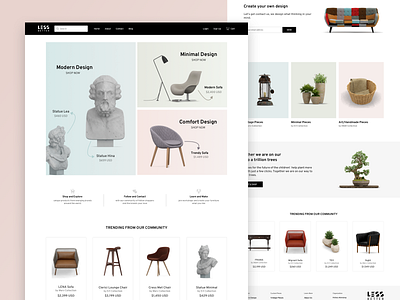 Furniture Shopping Web Design