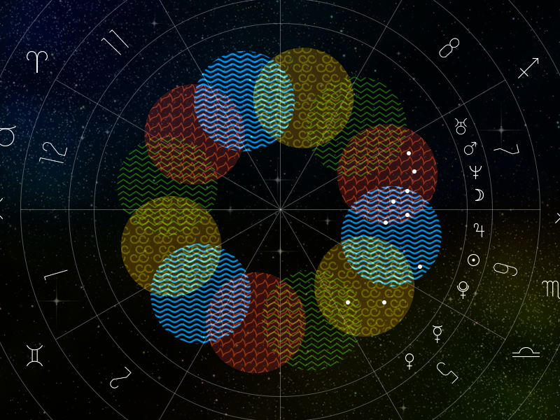 Natal Chart by Jonathan Shears on Dribbble