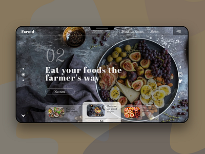 FARMD - A 'farm foods' service site design