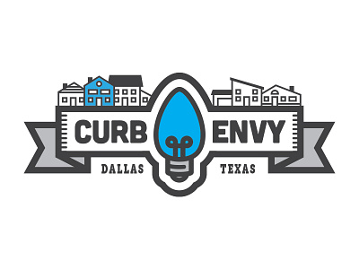 Curb Envy christmas curb envy houses light bulb neighborhood ribbon texas