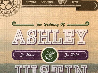 Wedding texture typography vintage wedding