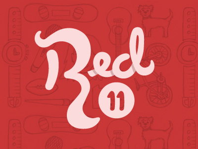 Revisited Red Eleven Logo custom type eleven illustration logo red eleven typography