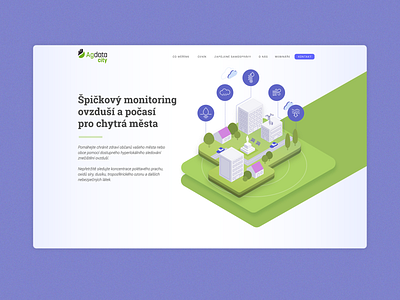 Landing page for Agdata City