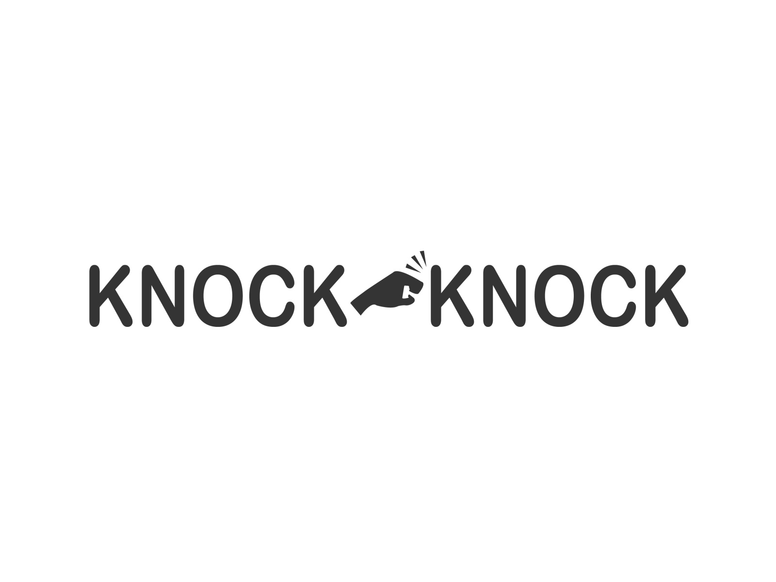 Knock Knock Logo 2 By Tarun Agarwal On Dribbble