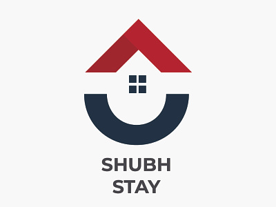 Shubh Stay Logo advertisement branding design designer graphicdesigner illustration logo logodesign mockups typography vector