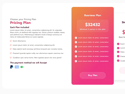 Pricing Plan branding clean ui figma pricing ui