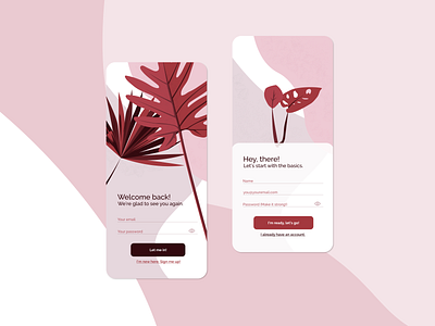 Sign In - Sign Up / Daily UI Challenge sign in sign up ui design uidesign