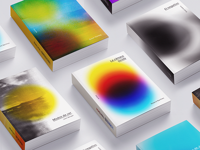 Photography Book Collection book design cover design editorial design gradients graphic design