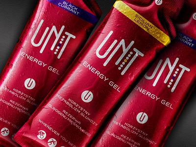 Unit energy gel packaging design