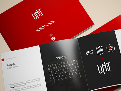 Unit brand manual branding corporate branding design logo sport branding