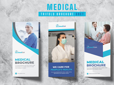 Medical trifold brochure branding brochure business corporate health care leaflet marketing medical trifold