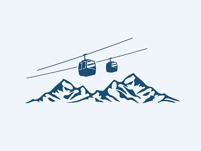 Mountain Gondola gondola landscape lift mountain ski winter