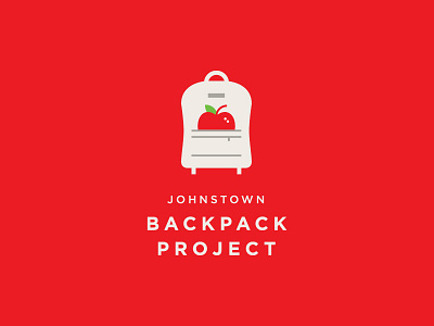 Food for Kids apple backpack charity food logo non profit