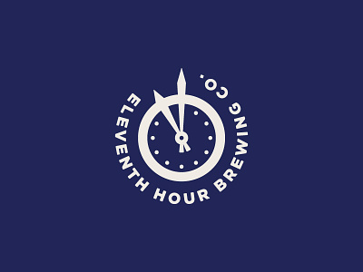 11th Hour Brewing Co. Part 2 beer branding brewing clock identity lettering logo time typography