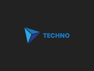 Techno.abstract logo, trendy logo