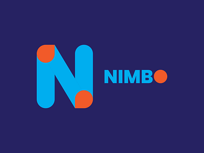 Nimbo, modern logo, N-letter logo brand identity branding design letter logo lettermark logo logo design logodesign minimalist logo n letter logo