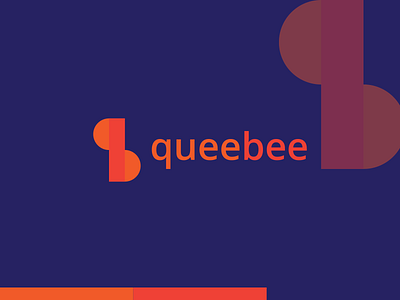 queebee, modern logo, letter logo, qb logo