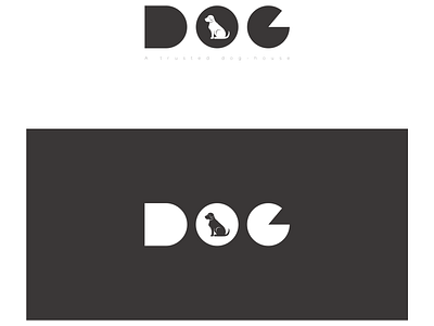 DOG animal logo letter logo lettermark logodesign minimalistic