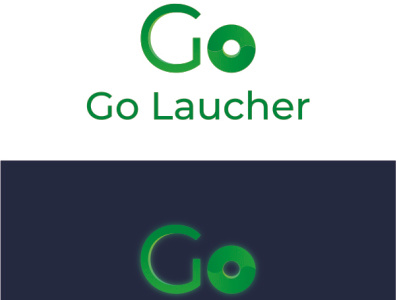 Go launcher app icon brand identity letter logo lettermark logo logodesign