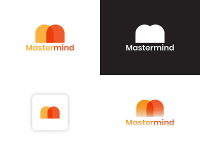 mastermind app icon brand identity letter logo lettermark logo logodesign