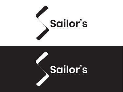 sailor's brand identity branding design illustration letter logo logo logo design logodesign s letter logo