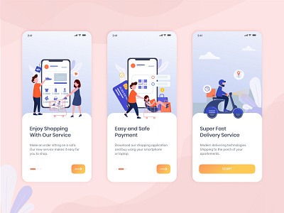 E-Commerce App Onboarding Screen