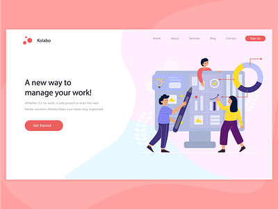 Project Management Landing Page