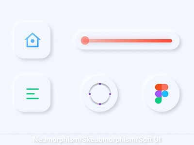 Neumorphism / Skeuomorphism / Soft UI 2020 design 2020 trend adobe xd app design design tools effects figma flat icons latest design minimal neumorphism new trend popular sketch skeuomorphism soft ui ui webdesig white