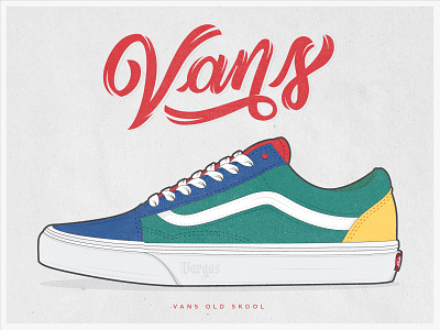 Vans / Lettering Design & Sneaker Illustration