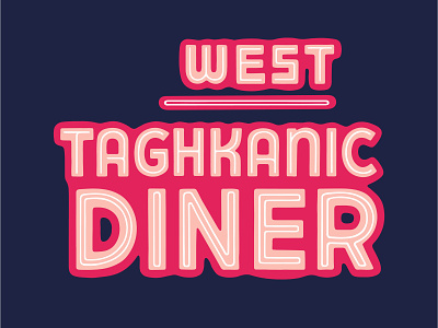 West Taghkanic Diner branding agency handlettering logo rebrand