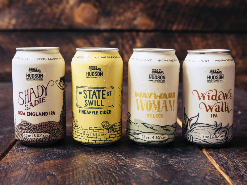 Hudson Brewing Co. packaging design by Sophie Wedd on Dribbble