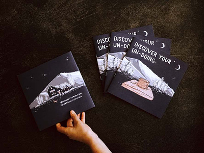 Zen Mountain Monastery book design brochure design handlettering illustration marketing campaign print design
