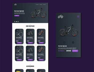 Roar bikes branding ui ux webdesign