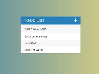 To-Do list Front-end css front end development html javascript jquery ui ux webdesign